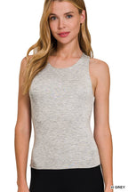 ',..Premium Rayon Double Layered  Tank Top