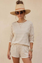 Sand Stripe Lounge Set
