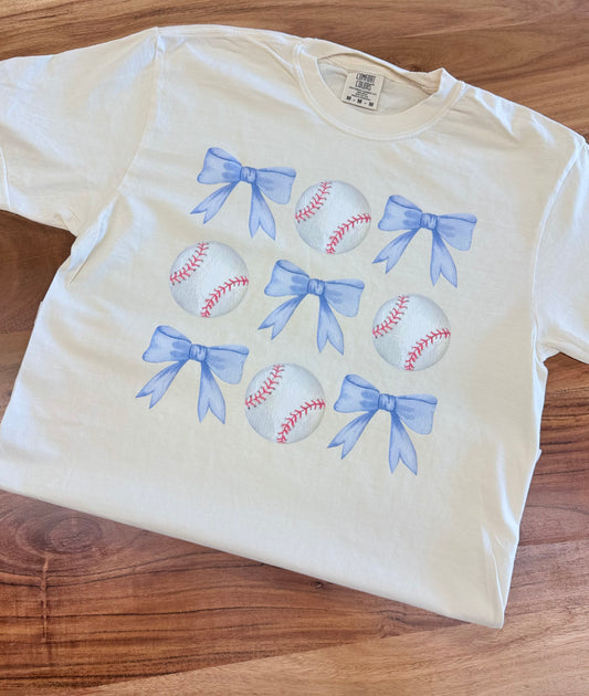 Baseball Blue Coquette