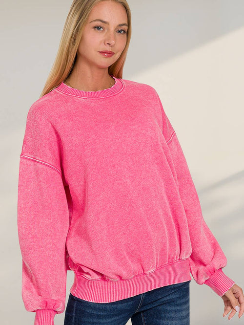 Acid Washed Pullover