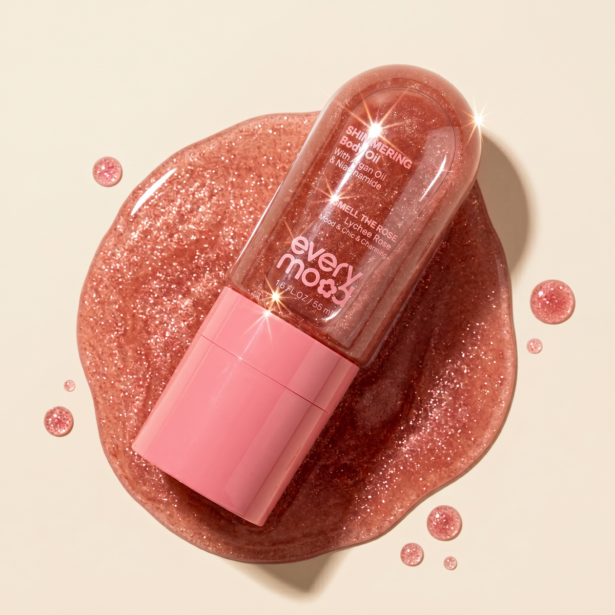 Glow Body Oil | Argan Oil & Niacinamide | Smell the Rosé