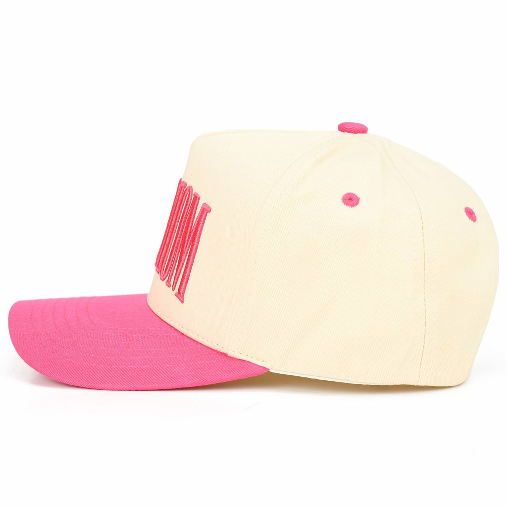 HOT MOM Letter embroidered Trucker Hat