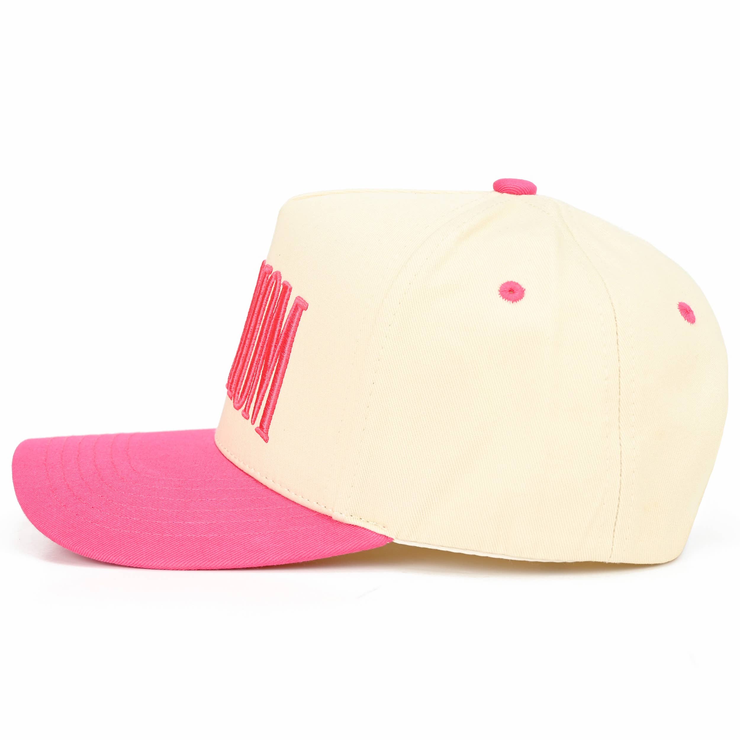 HOT MOM Letter embroidered Trucker Hat