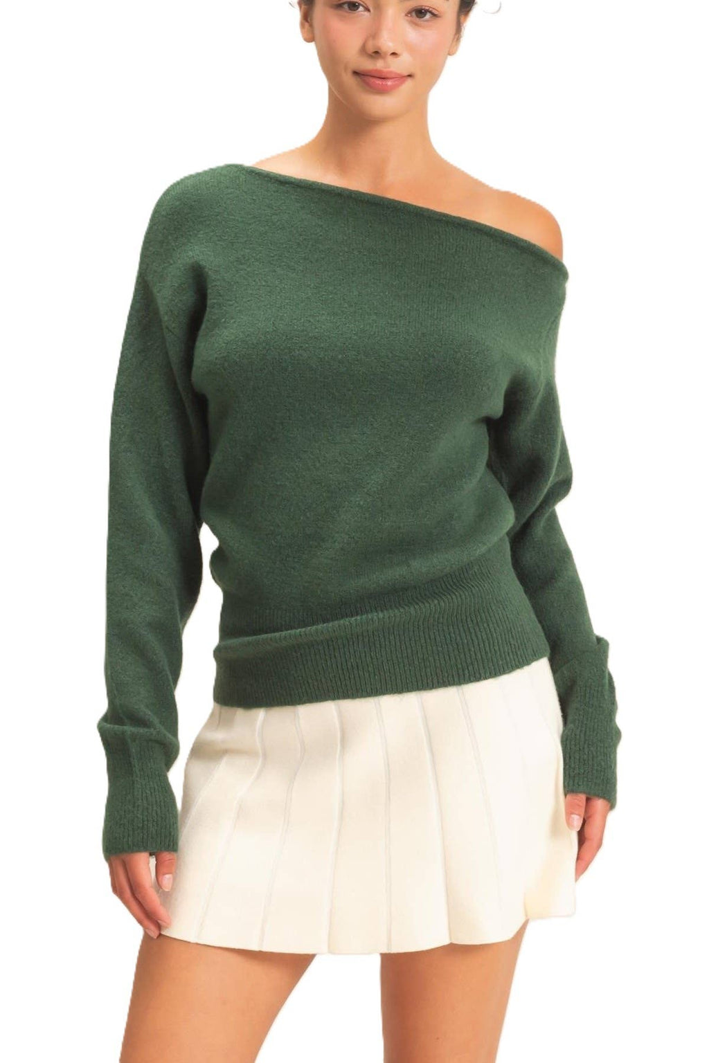 Off The Shoulder Sweater Top
