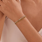 STAINLESS STEEL TARNISH FREE RHINESTONE BRACELET | 40B5270