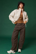 PJ16891-3 - CAMO QUILTED PUFFER JACKET