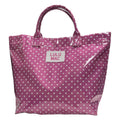 LM-BG-1003 TOTE BAG PINK/WHITE DOT