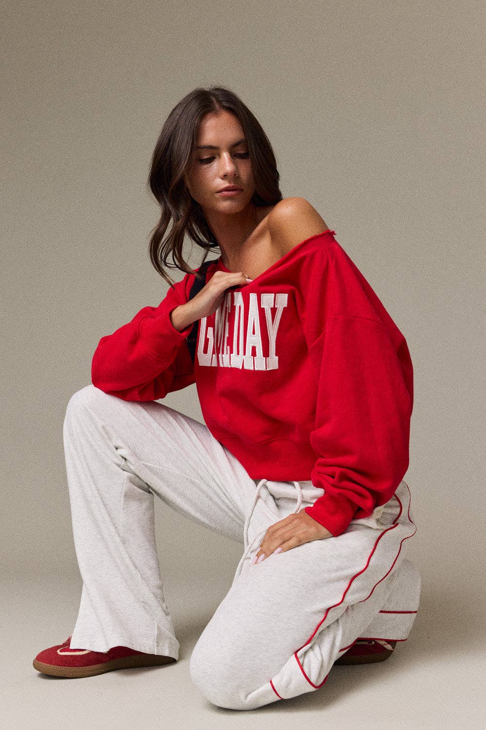 PT17835-6 Sydney Varsity Game Day Sweatshirt