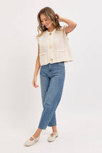 Abby Vest Knit Top