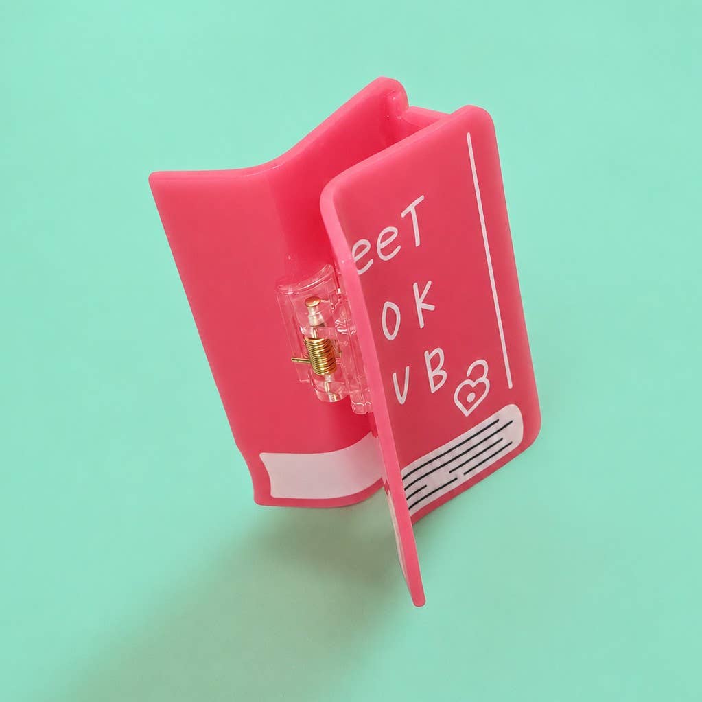 Sweet Book Club Acetate Hair Claw Clip | 40H1147