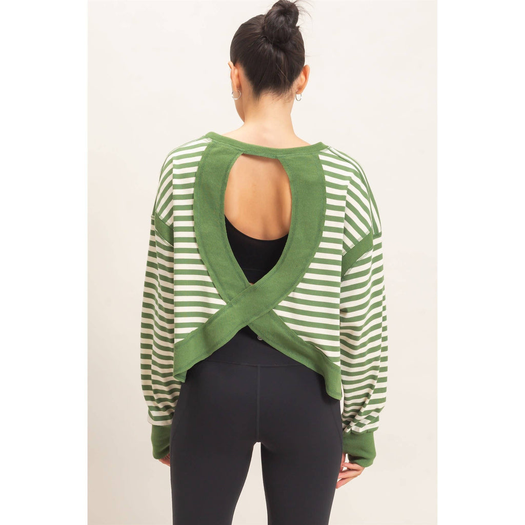 Striped Long Sleeve Top
