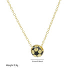 GAMEDAY CHARM STAINLESS STEEL NECKLACE | 40NK9706