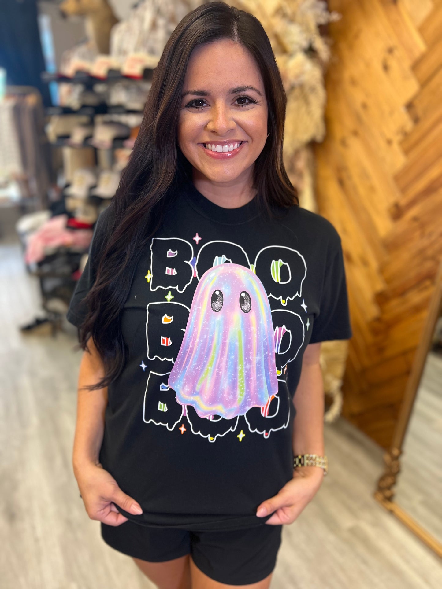 Colorful Boo Tee