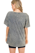 Y'All Y'All Y'All Graphic S/S Washed Boyfriend Tee
