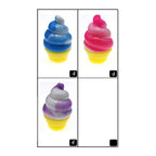 12PCS - Ice Cream Cone Squeeze Squishy Stress Relief Toy