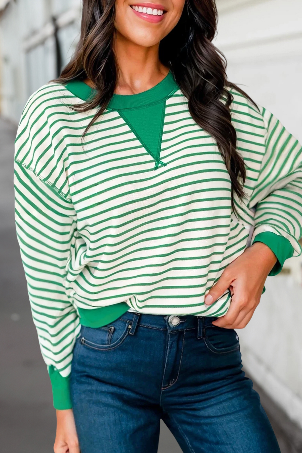 Kelly Green Crewneck Sweater