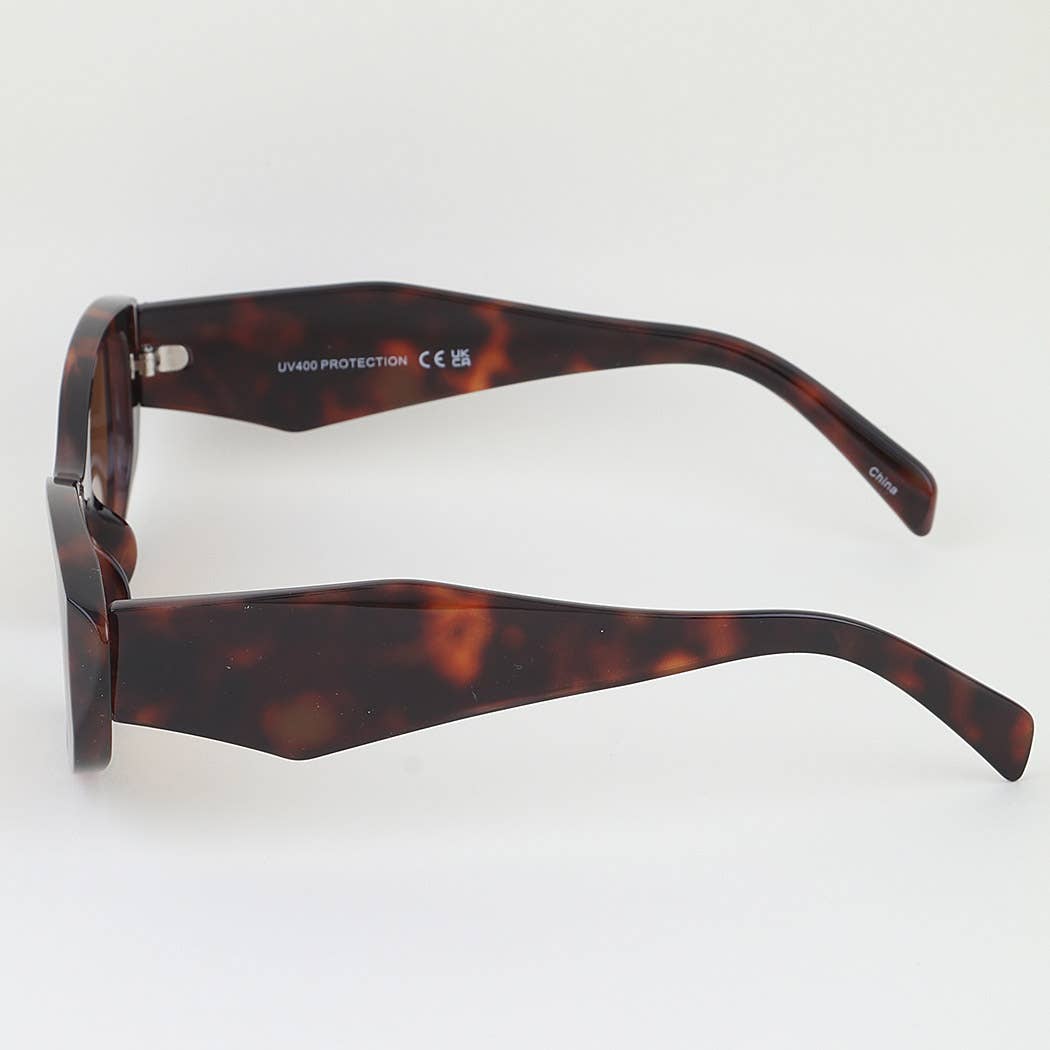 Modern Geometric Cut Sunglasses