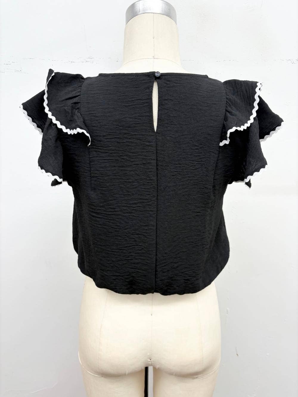 Ruffle Sleeve Airflow Top
