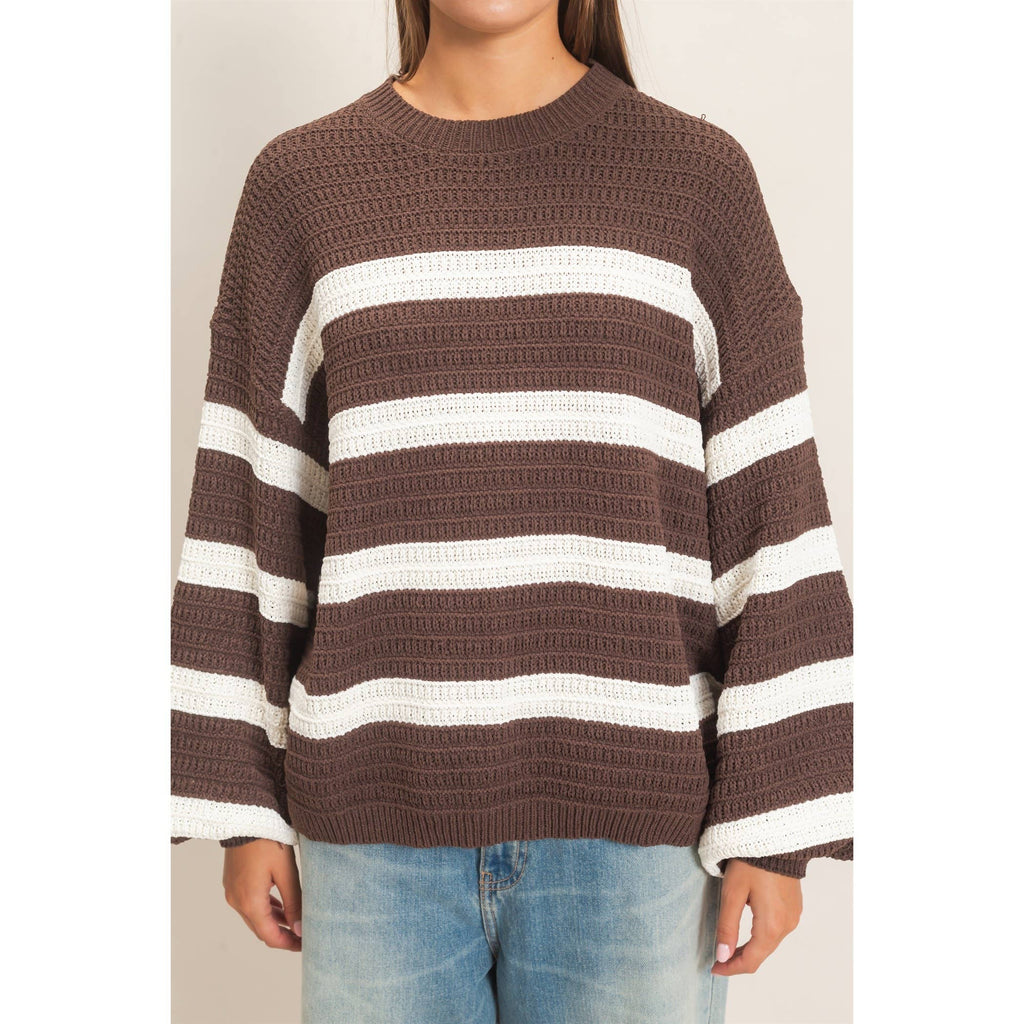 Striped Oversized Sweater