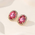 Vintage-Style Rhinestone Stud Earrings | 40E513