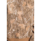 Tree Camouflage Hoodie With Kangaroo Pocket