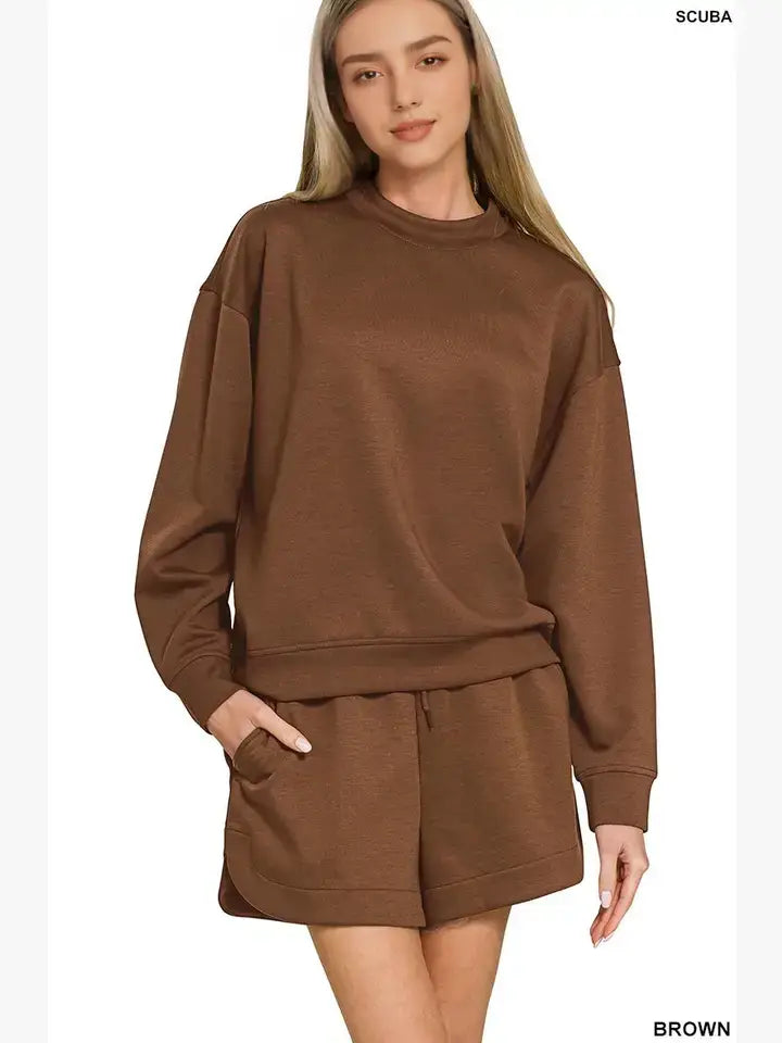 Scuba Pullover + Shorts Set