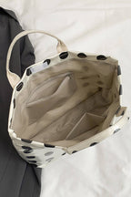 LAS Polka Dot Durable Waterproof PVC Tote Bag