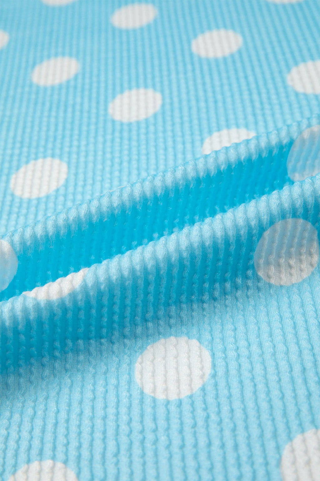 PRETTY BASH Polka Dot Patch Pocket Drop Shoulder Top