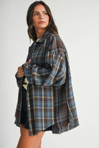 8376EN Kambrie Plaid Flannel Shirt