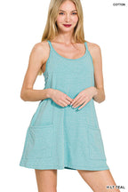Mini Dress With Built In Shorts
