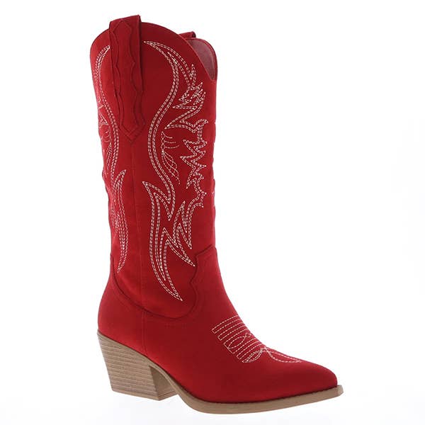 Fest Strawberry Red Cowboy Boot