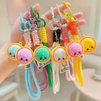 Cute Face Dumpling Wristlet Keychain 6-Pc Set|40KC192-Pack 6