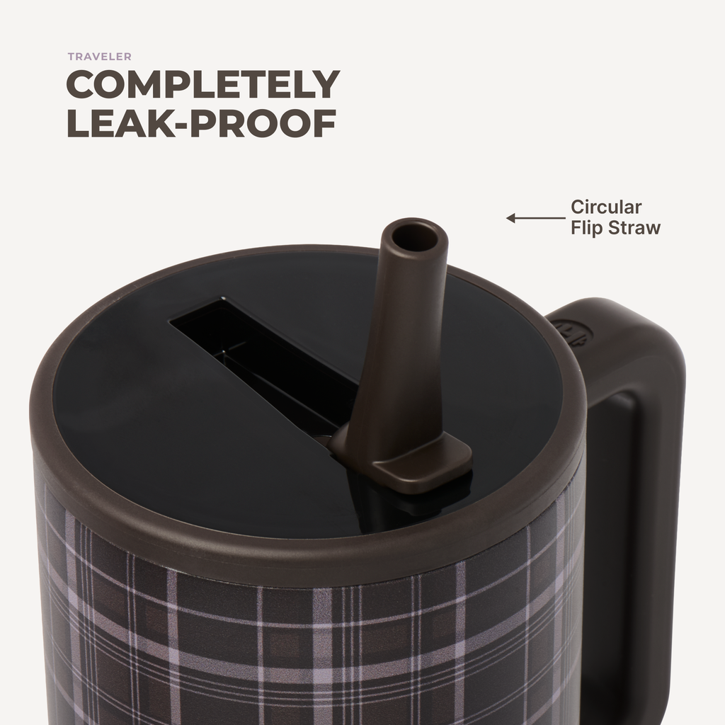 Flannel HydroJug 40 oz Traveler Tumbler