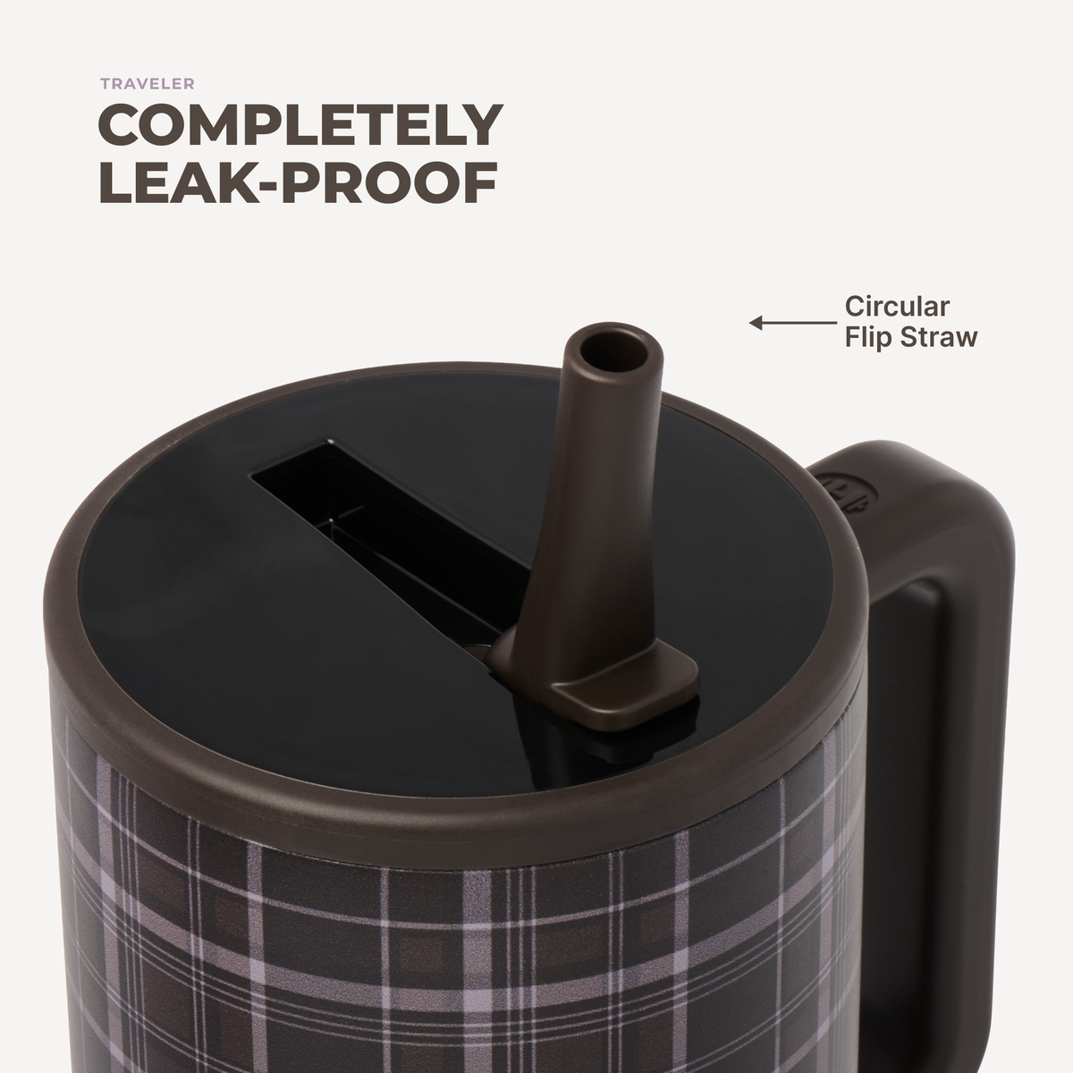 Flannel HydroJug 40 oz Traveler Tumbler