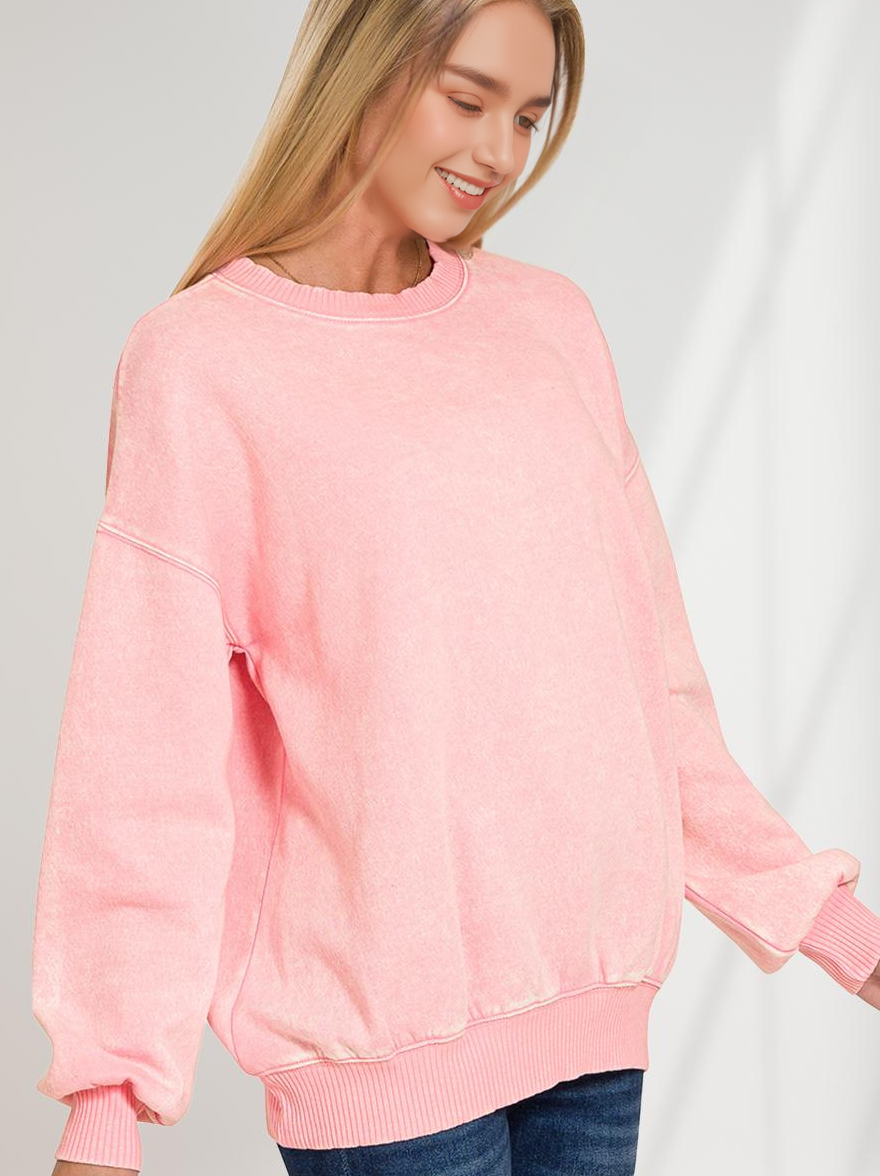 Acid Washed Pullover