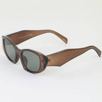 Modern Geometric Cut Sunglasses