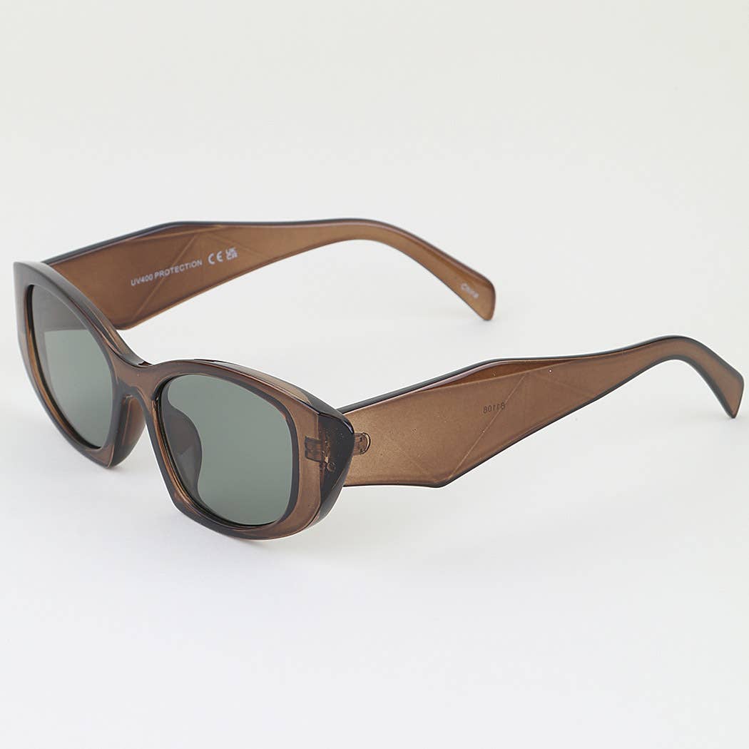 Modern Geometric Cut Sunglasses