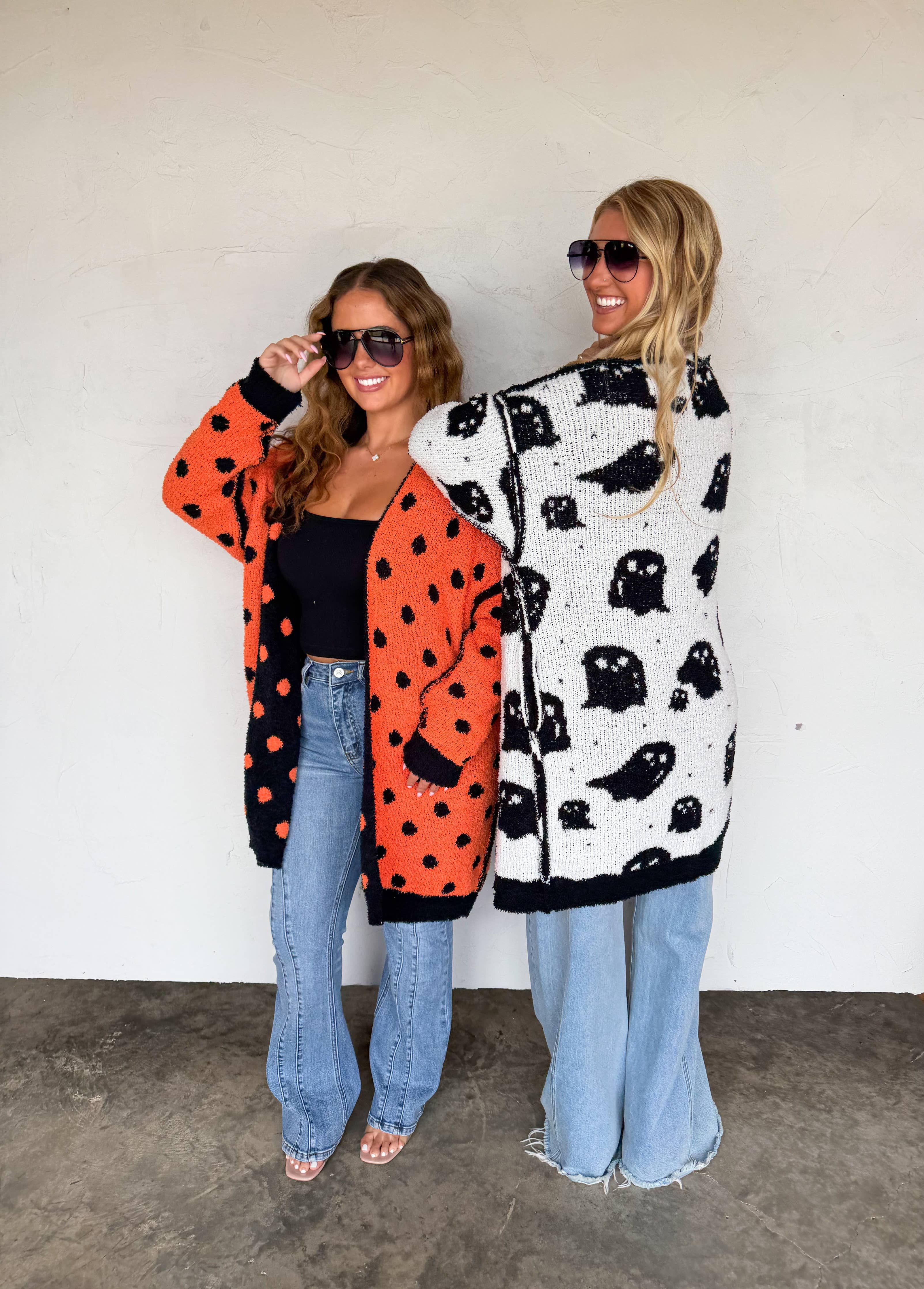 PREORDER- BOO CREW REVERSIBLE CLOUD CARDIGAN