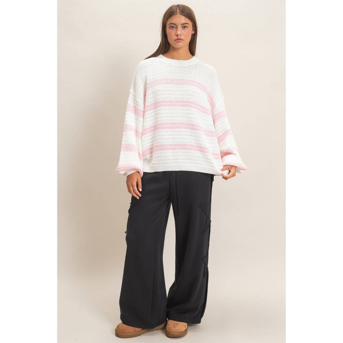 Striped Oversized Sweater