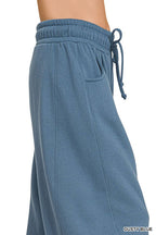 Fleece Barrel Leg Sweatpants