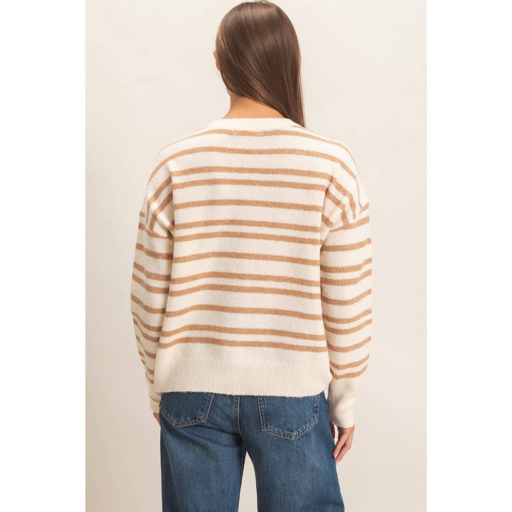 Striped Crew Neck Sweater