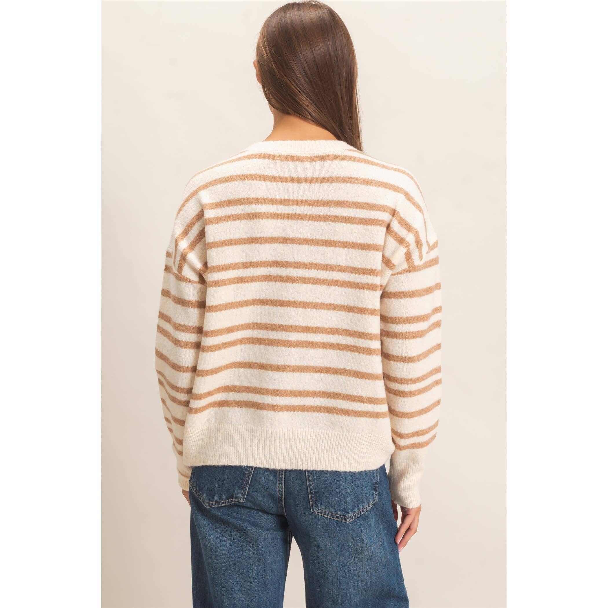 Striped Crew Neck Sweater