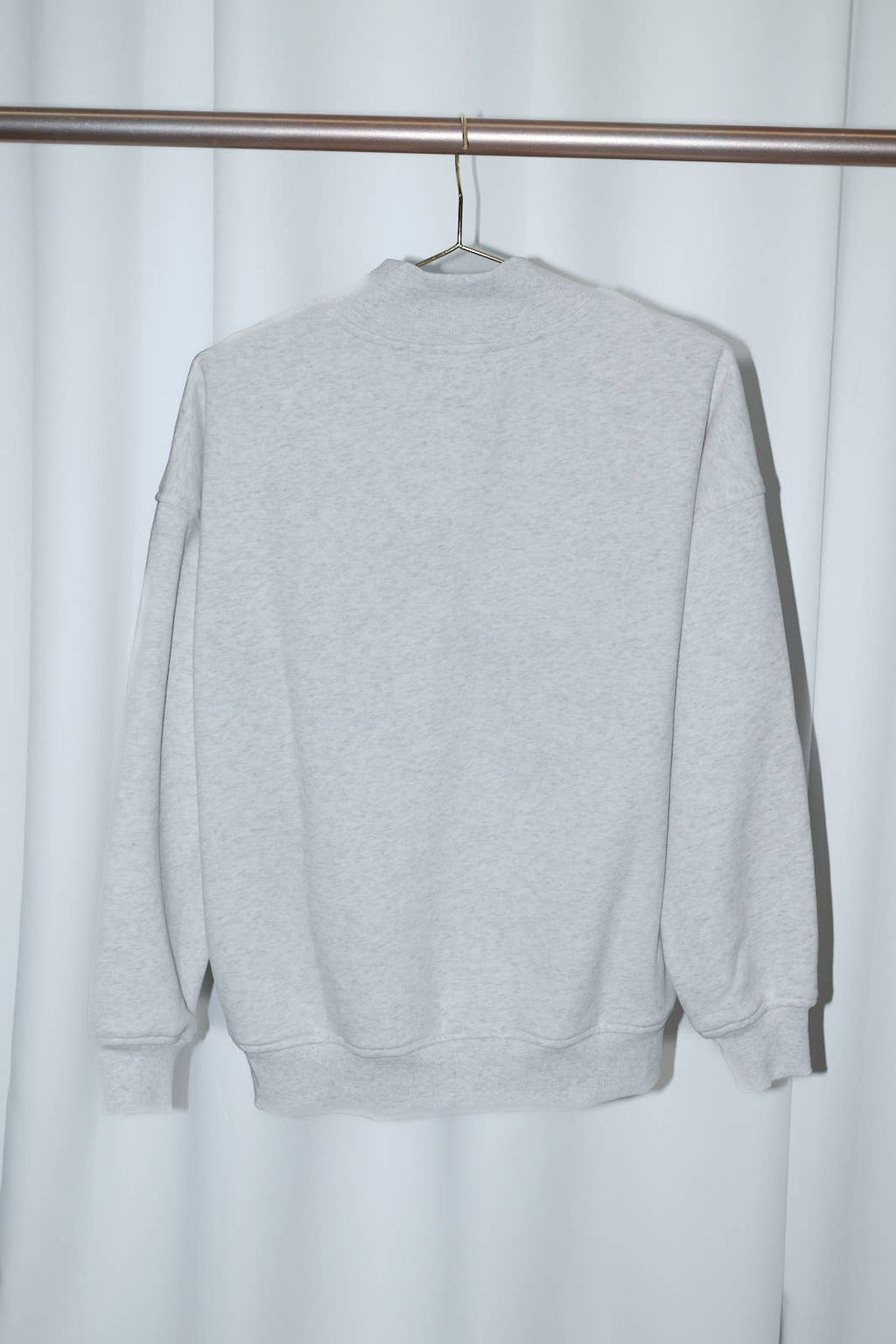 Mock Neck Christmas Cocktail Graphic Sweatshirt