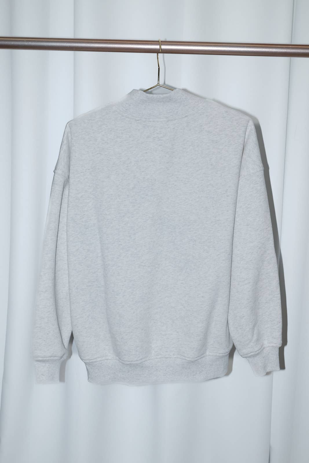 Mock Neck Christmas Cocktail Graphic Sweatshirt
