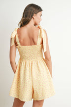 Sun-Kissed Smocked Romper
