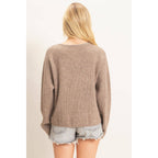 Ribbed Cardigan