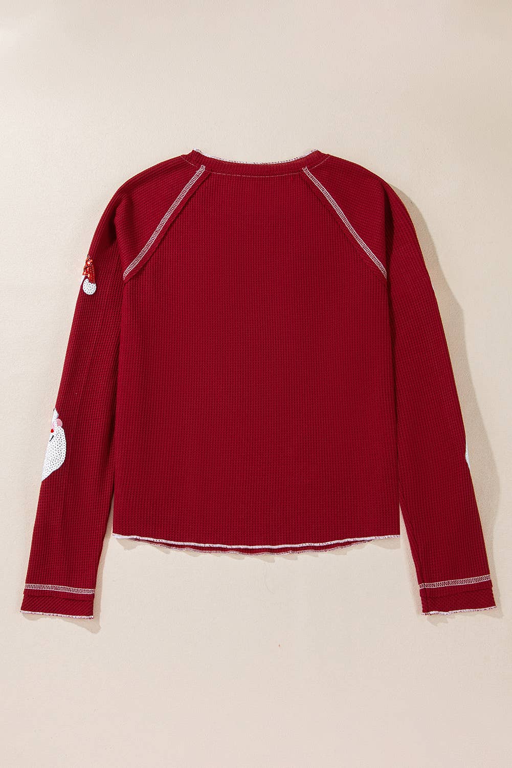 Sequin Santa Claus Long Sleeve Top