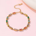18K STAINLESS STEEL RAINBOW CRYSTAL BRACELET | 40B5265