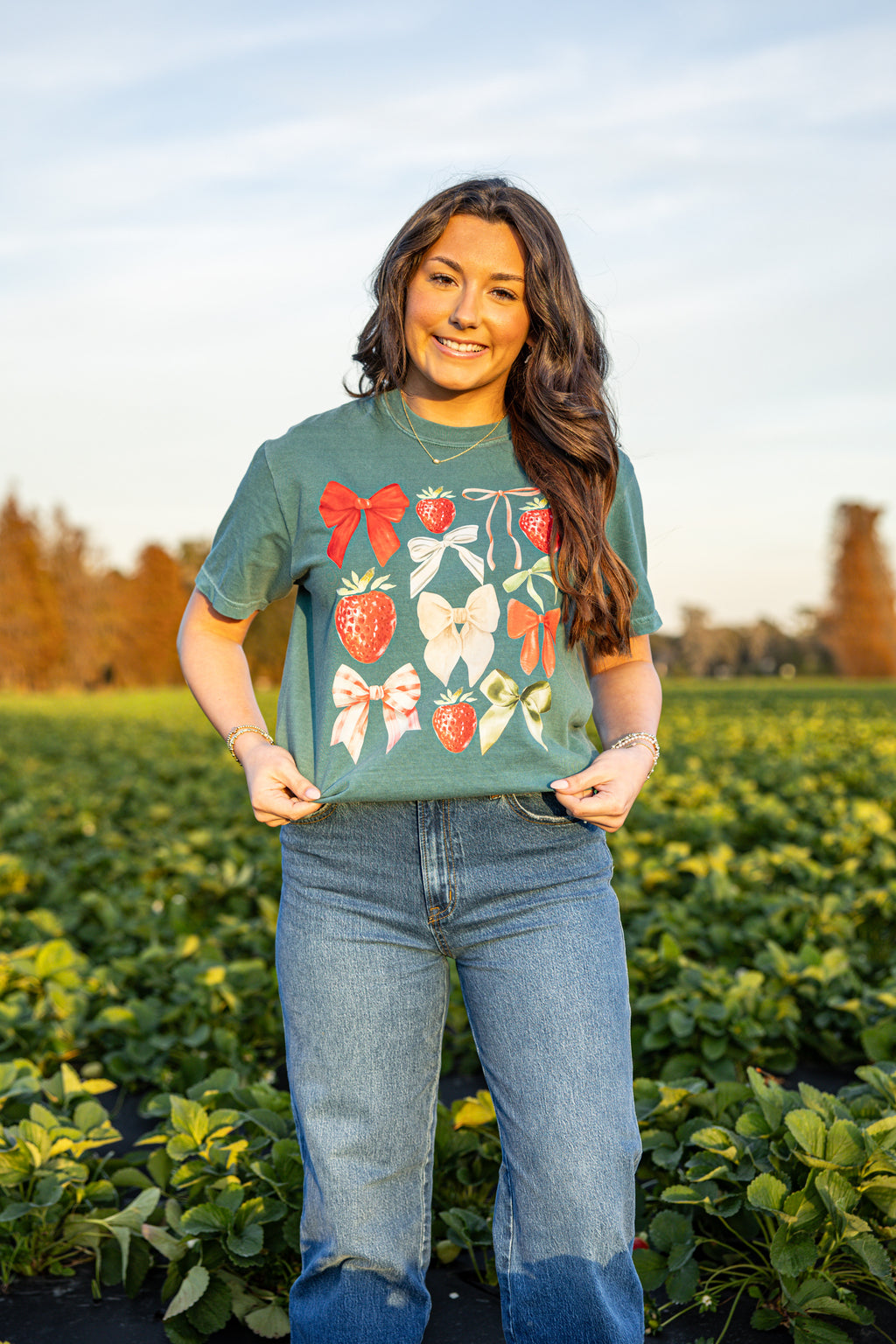 Strawberry Bow Coquette