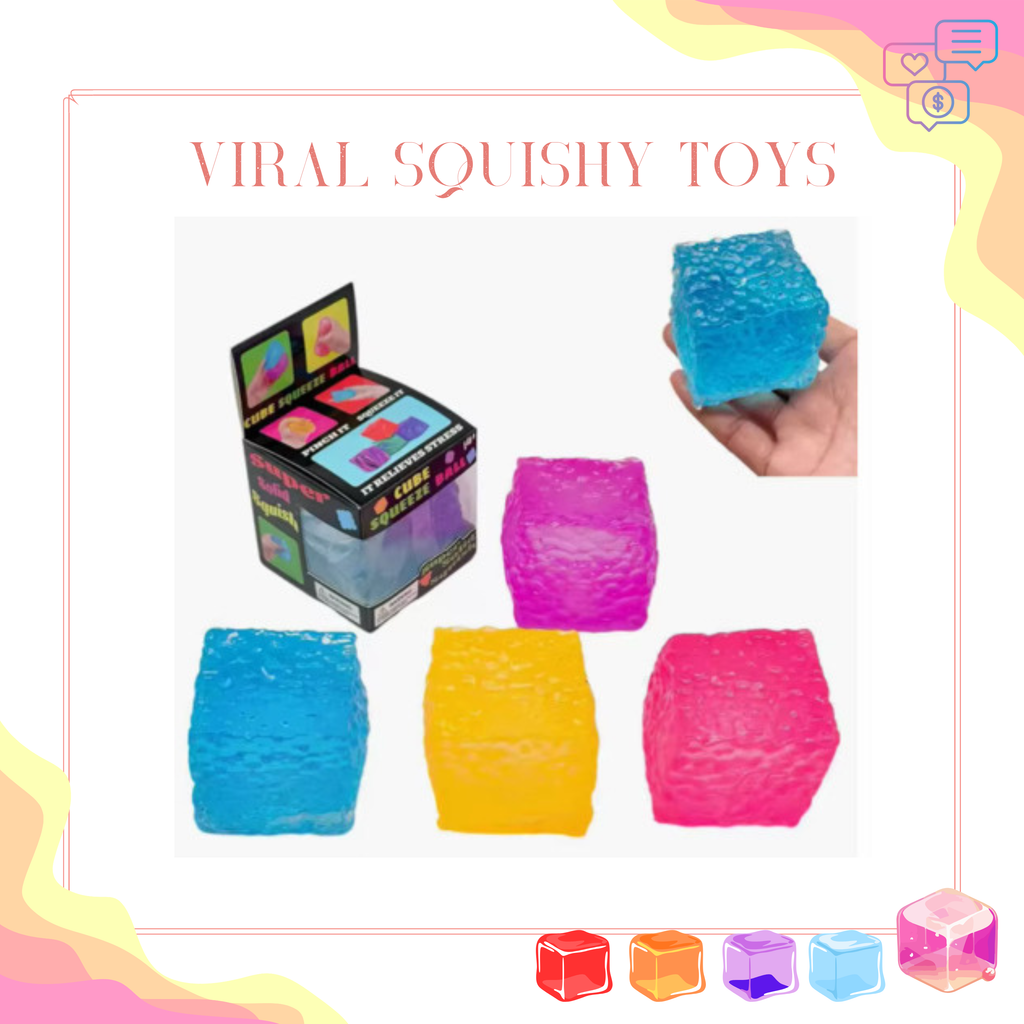Squishy Toy - Bumpy Cube